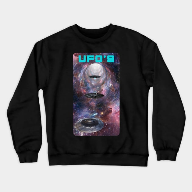 UFO's - Are we alone out there... Crewneck Sweatshirt by The Black Panther